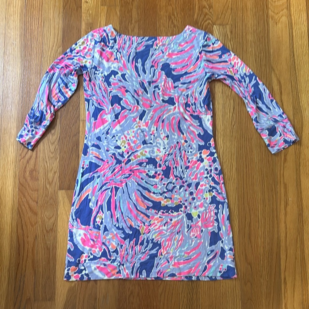 Lilly Pulitzer Sophie Pink and Blue Dress